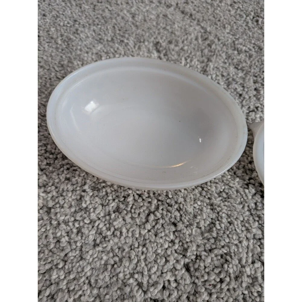 Vintage White Milk Glass Small Hen On Nest Candy Dish Cottage Granny Core